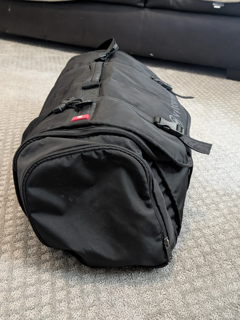 Victorinox black duffel
